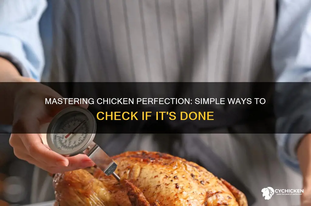 how to see if chicken is done