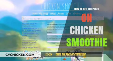 Revisit Chicken Smoothie Memories: Accessing Your Old Posts Easily