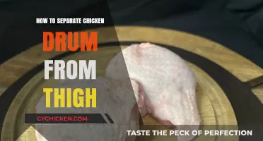 Mastering the Art of Separating Chicken Drumsticks from Thighs Easily