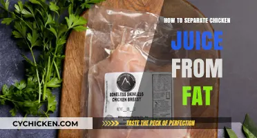 Easy Method to Separate Chicken Juice from Fat for Healthier Cooking