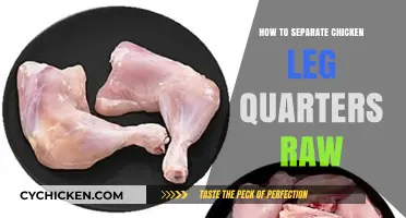 Mastering Raw Chicken Leg Quarters: Easy Separation Techniques for Home Cooks
