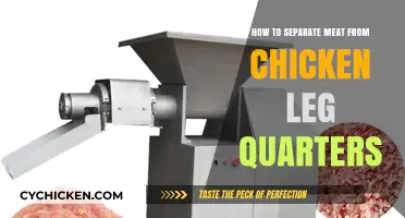 Effortlessly Separate Meat from Chicken Leg Quarters: A Step-by-Step Guide