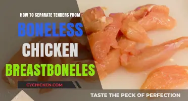 Easy Steps to Separate Tenders from Boneless Chicken Breast