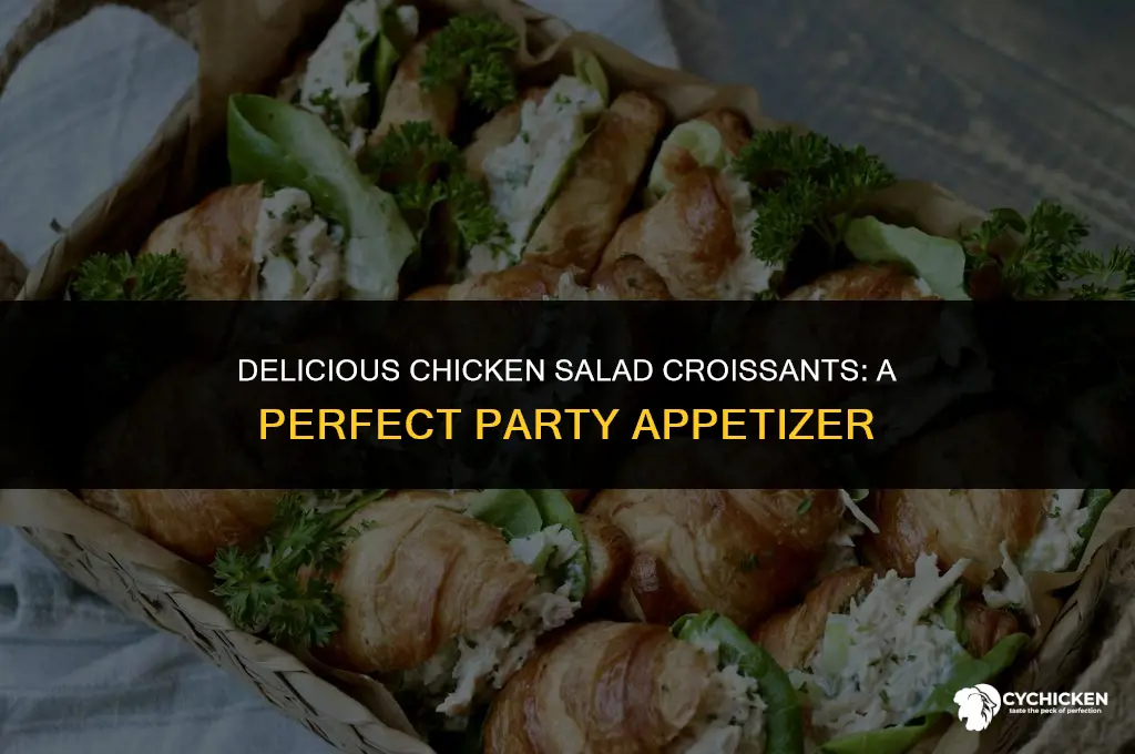 how to serve chicken salad with croissants