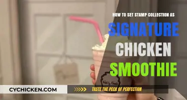 Chicken Smoothie: Stamp Collection Signature Setup Guide