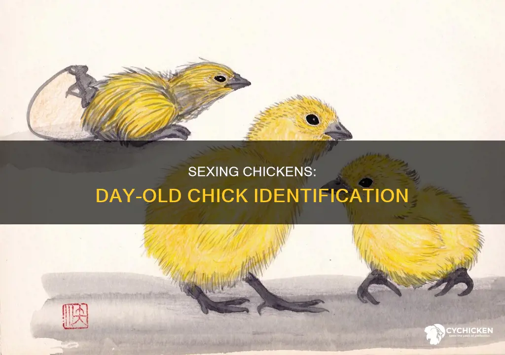 how to sex a chicken at 1 day old