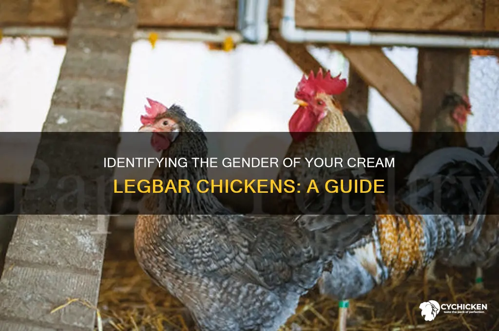 how to sex a cream legbar chicken