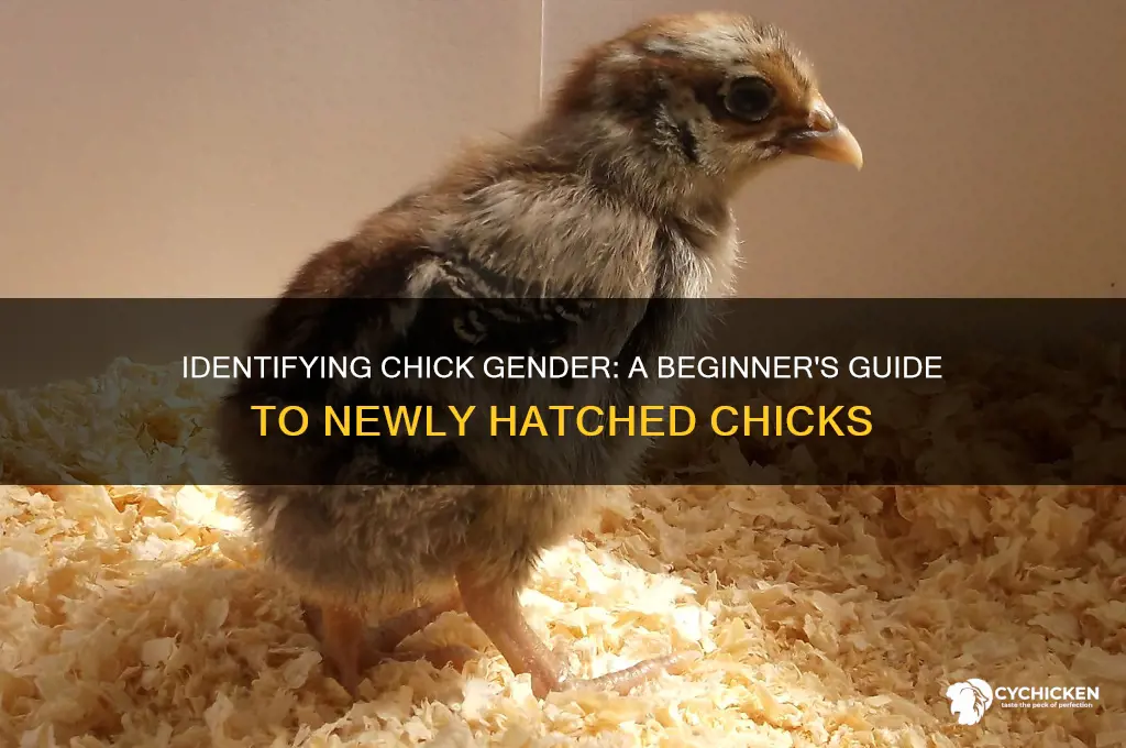how to sex a newly hatched chick
