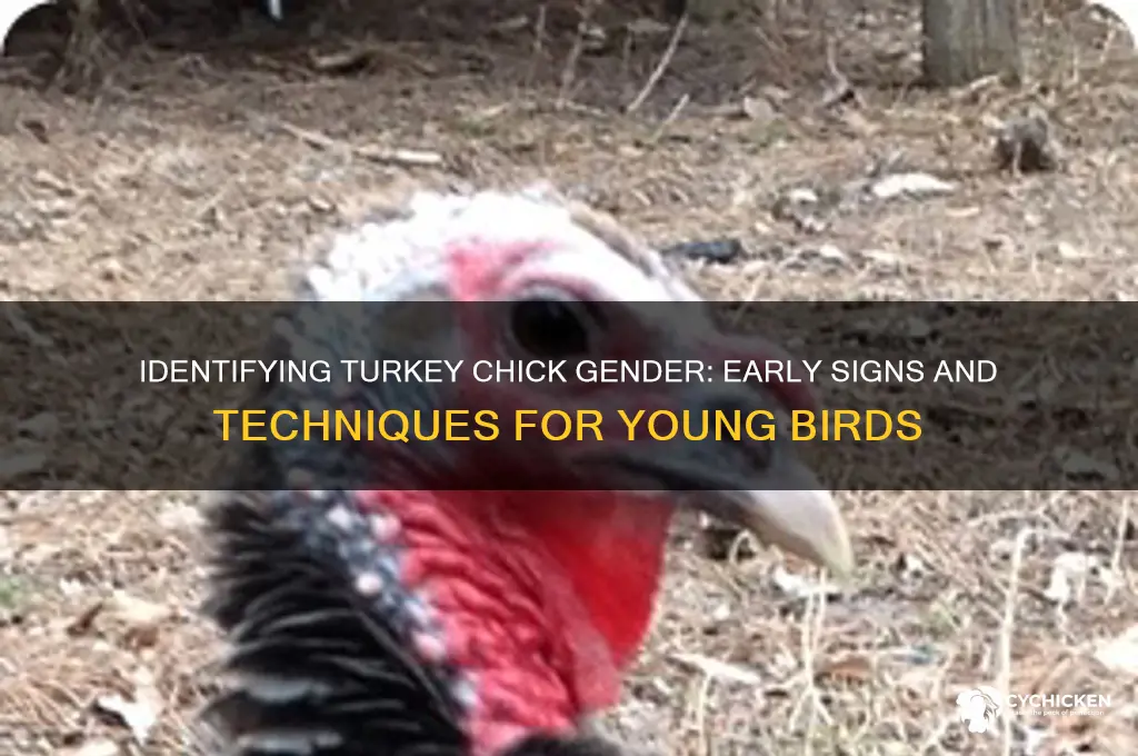 how to sex a young turkey chick