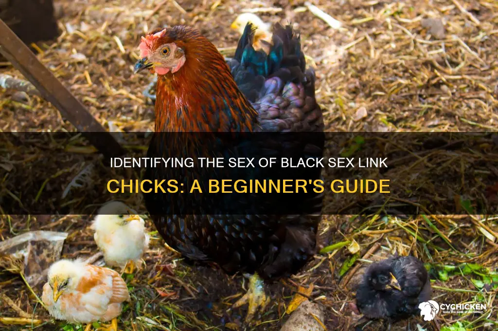 how to sex black sex link chicks