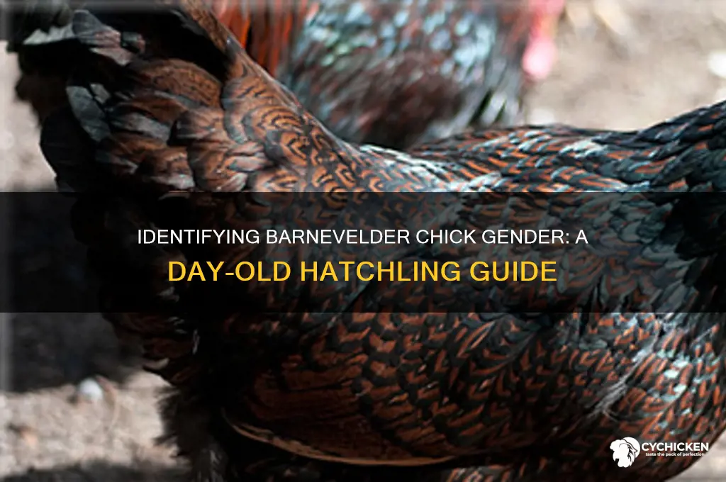 how to sex day old barnevelder chicks