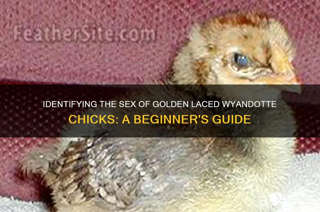 how to sex golden laced wyandotte chicks