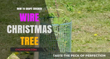 Crafting a Festive Chicken Wire Christmas Tree: Easy DIY Guide