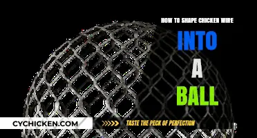 Crafting a Perfect Sphere: Shaping Chicken Wire into a Ball