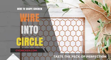 Mastering the Art of Shaping Chicken Wire into Perfect Circles