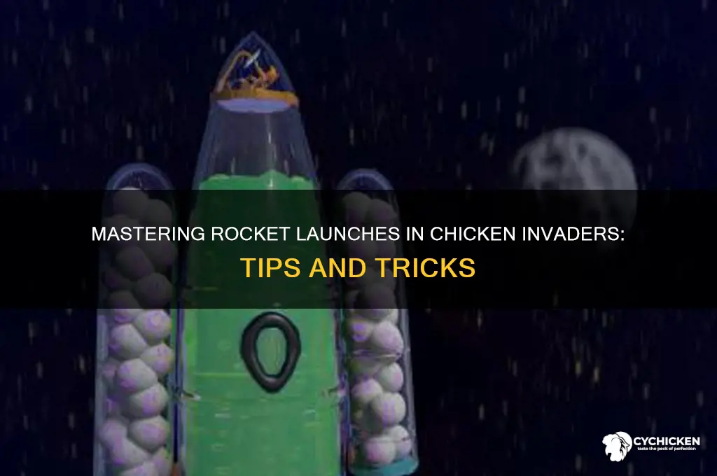 how to shoot rockets in chicken invaders