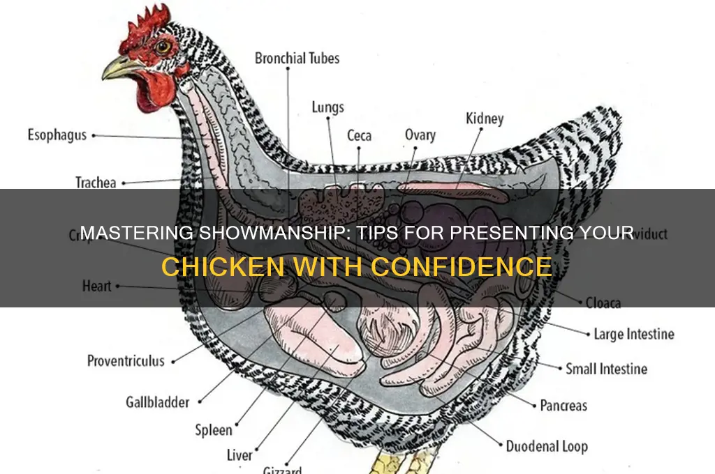 how to show a chicken in showmanship