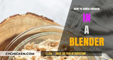 Quick Blender Shredding: Effortless Chicken Prep for Busy Cooks