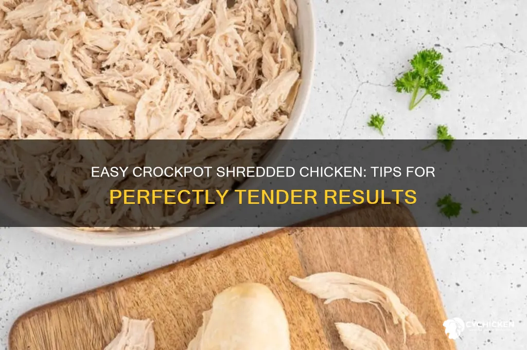 how to shred chicken in a crockpot