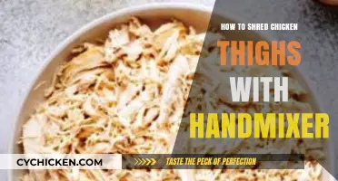Effortlessly Shred Chicken Thighs Using a Hand Mixer: Quick Kitchen Hack