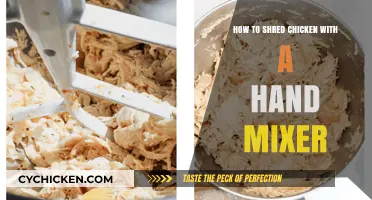 Effortlessly Shred Chicken with a Hand Mixer: Quick Kitchen Hack