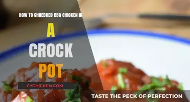 Slow Cooker Shredded BBQ Chicken: A Simple, Flavorful Recipe