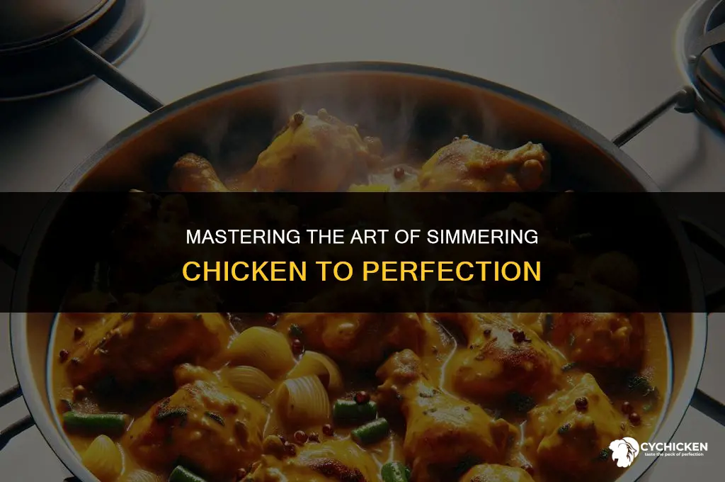 how to simmer chicken in a pot