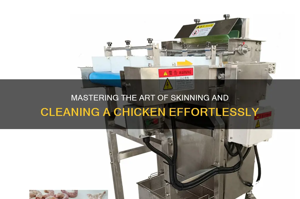 how to skin and clean a chicken