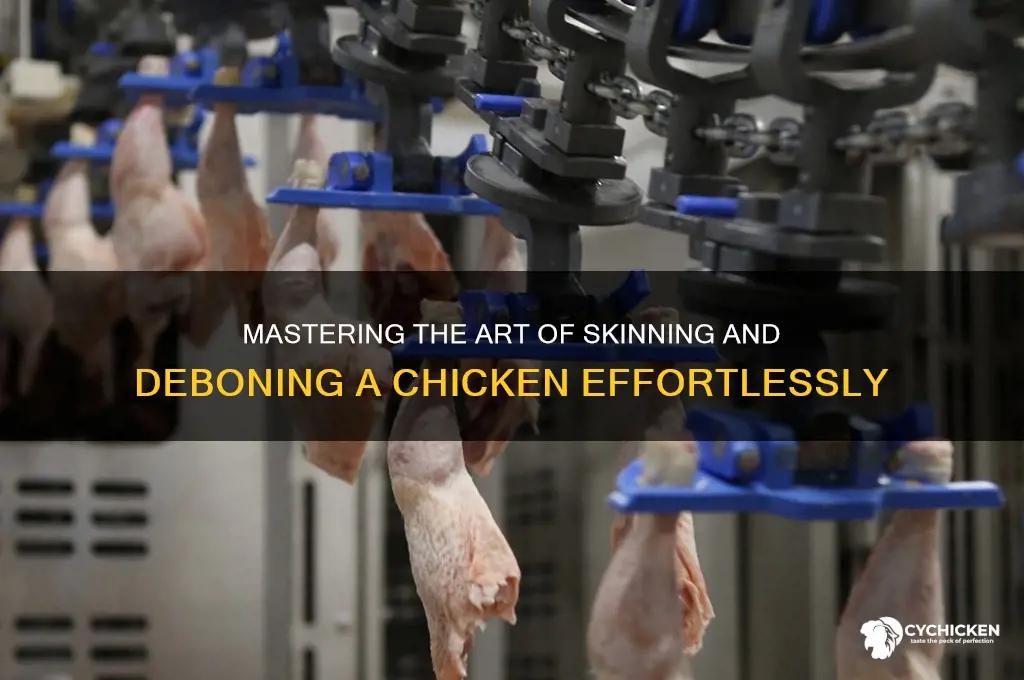 how to skin and debone a chicken