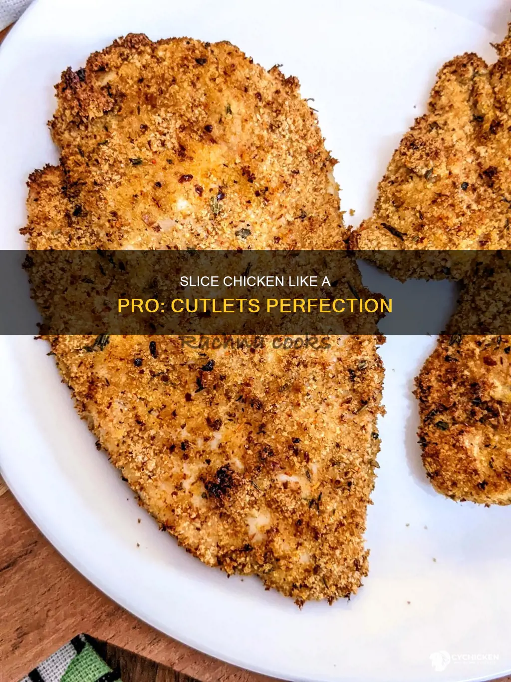 how to slice chicken against the grain for cutlets