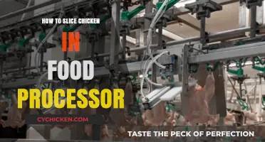 Effortless Chicken Slicing: Mastering the Food Processor Technique