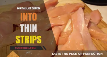 Mastering the Art of Slicing Chicken into Perfect Thin Strips