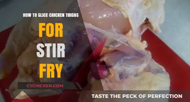 Mastering Stir-Fry: Perfectly Slicing Chicken Thighs for Quick Cooking