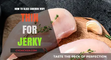 Mastering Thin Chicken Slicing for Perfect Homemade Jerky