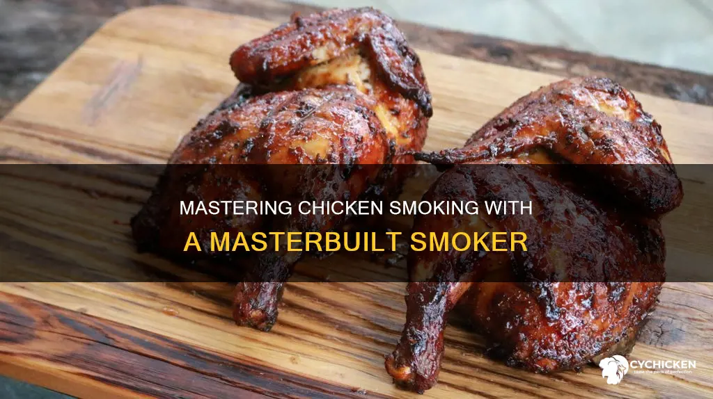 how to smake a chicken in a master built smoker