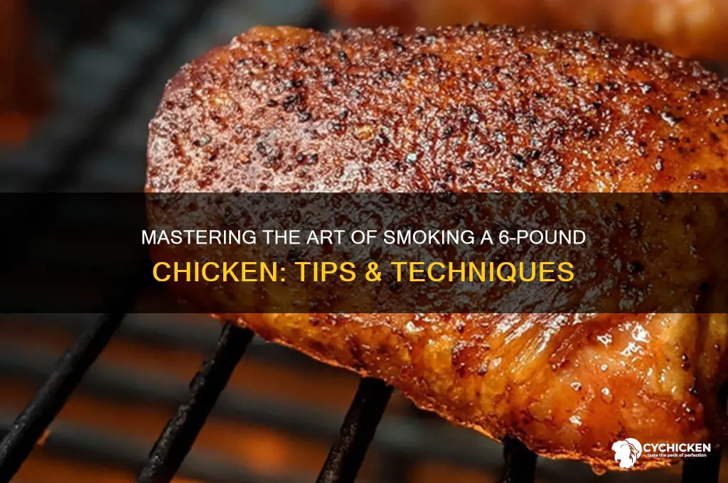 how to smoke a 6 pound chicken