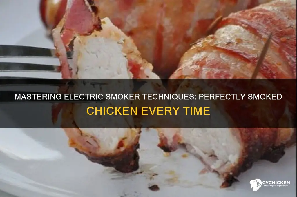 how to smoke a chicken electric smoker