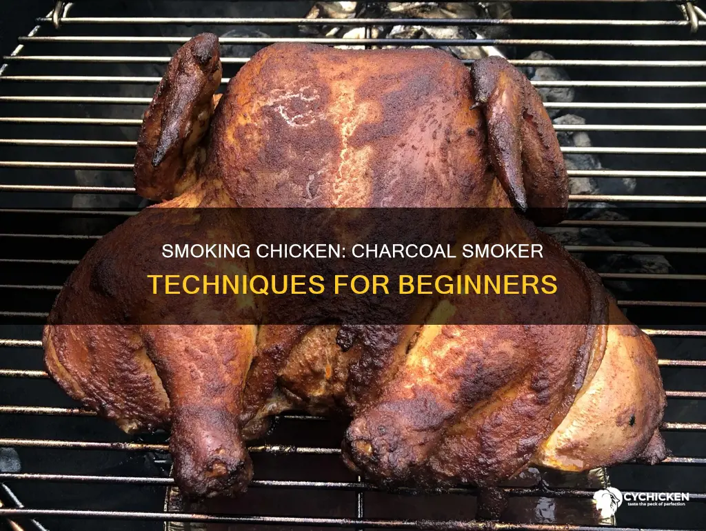 how to smoke a chicken in a charcoal smoker