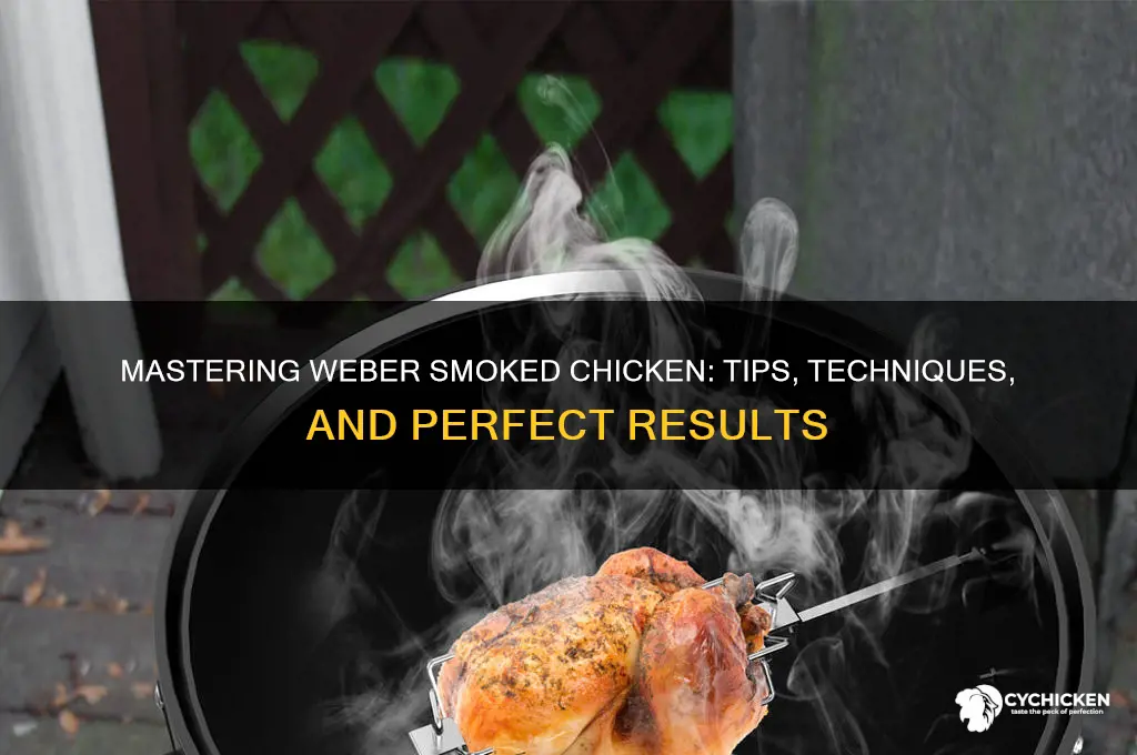 how to smoke a chicken in a weber