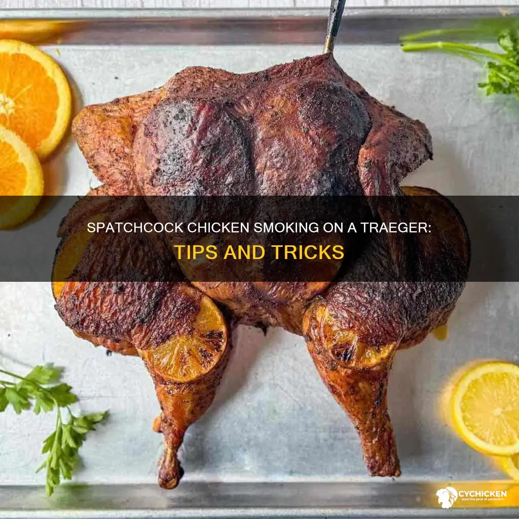 how to smoke a spatchcock chicken on a traeger