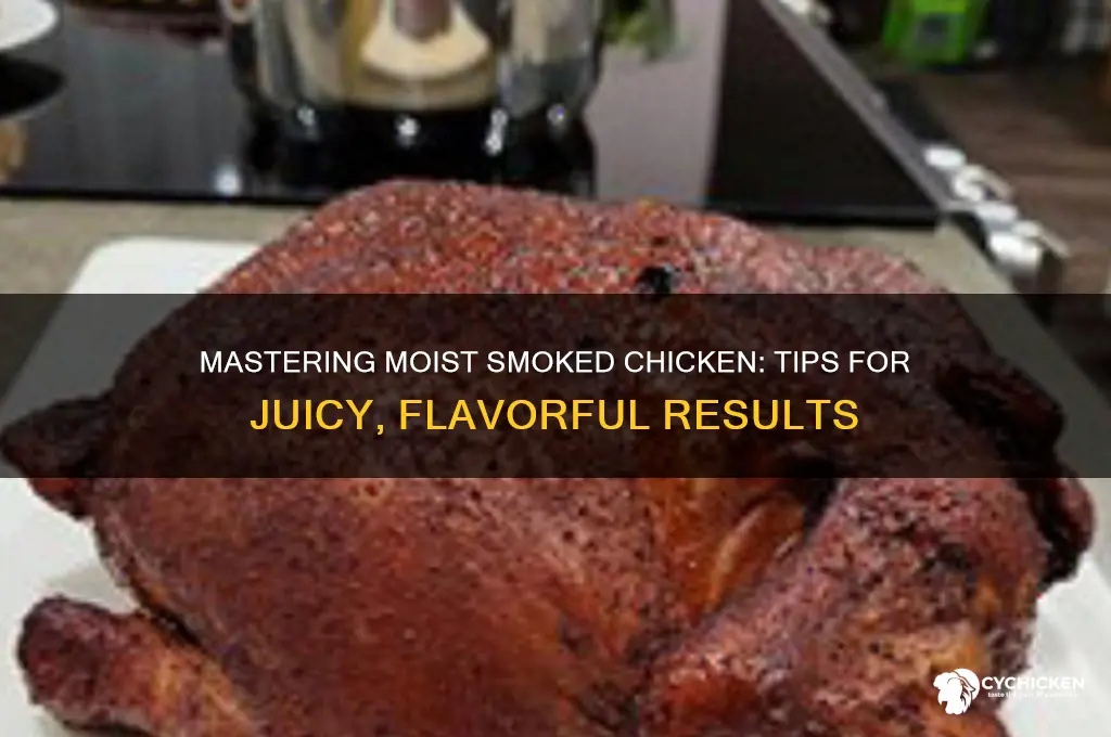 how to smoke chicken and keep it moist