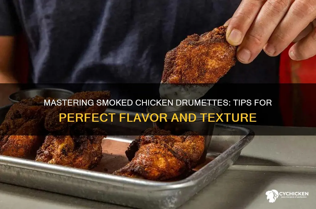 how to smoke chicken drumettes in smoker