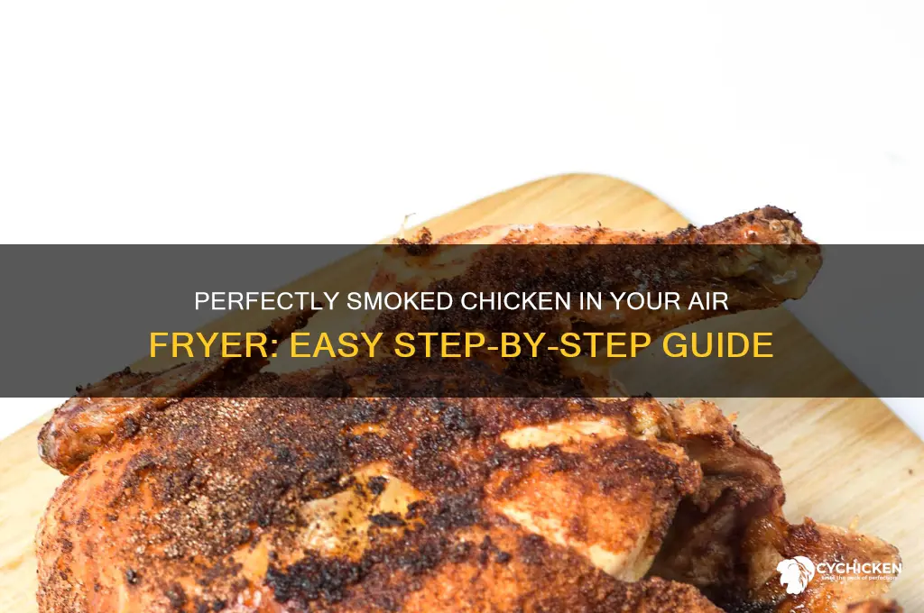 how to smoke chicken in air fryer