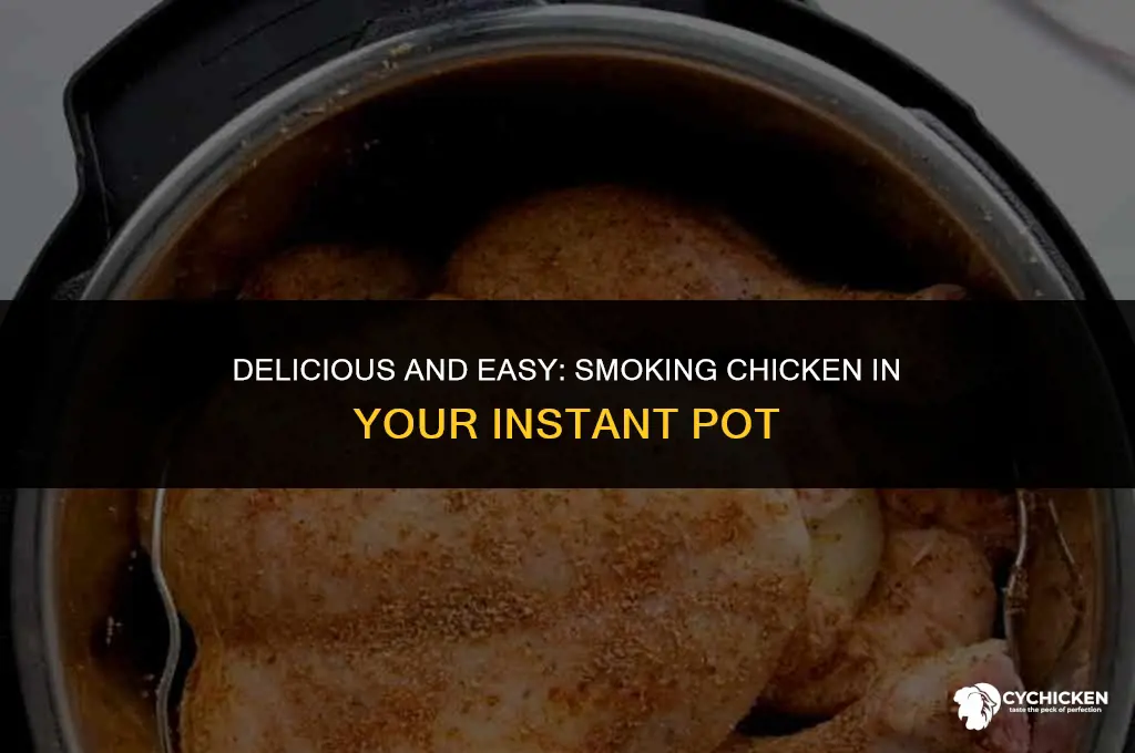 how to smoke chicken in instant pot