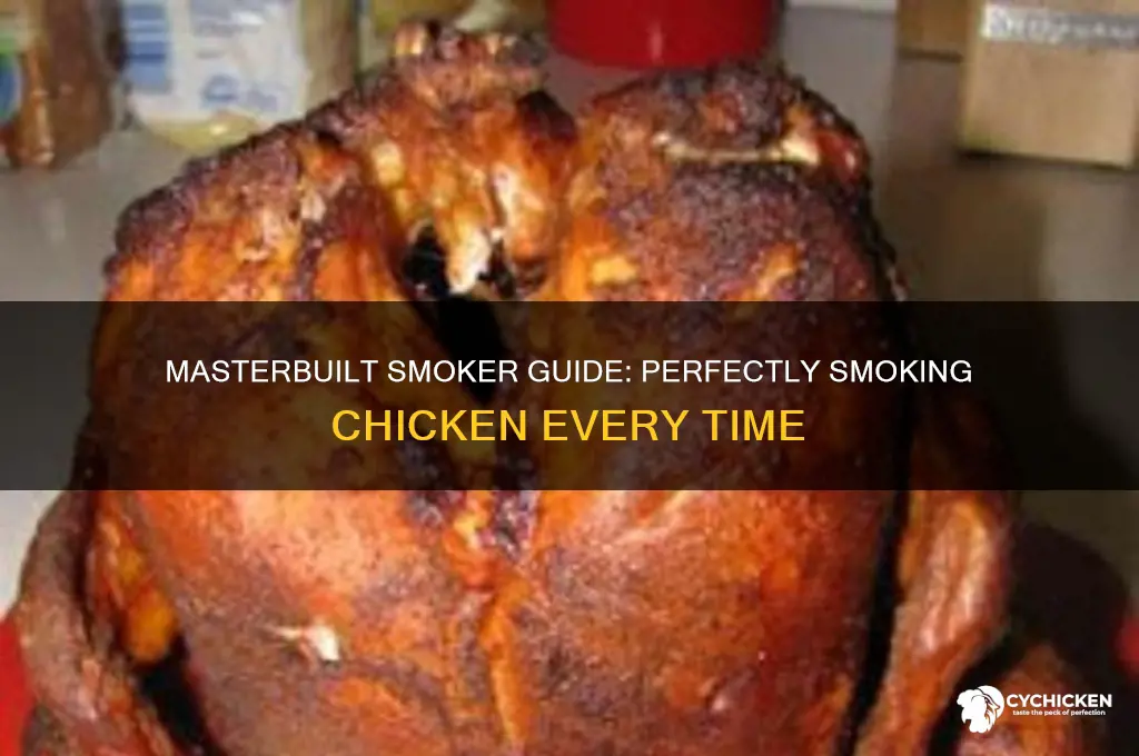 how to smoke chicken in masterbuilt smoker