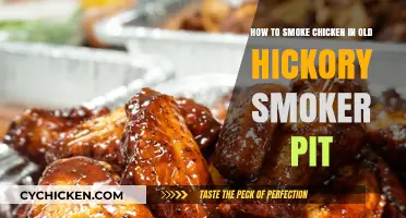 Smoking Chicken in an Old Hickory Smoker Pit