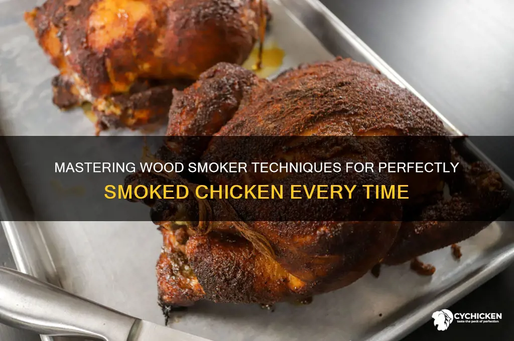 how to smoke chicken in wood smoker