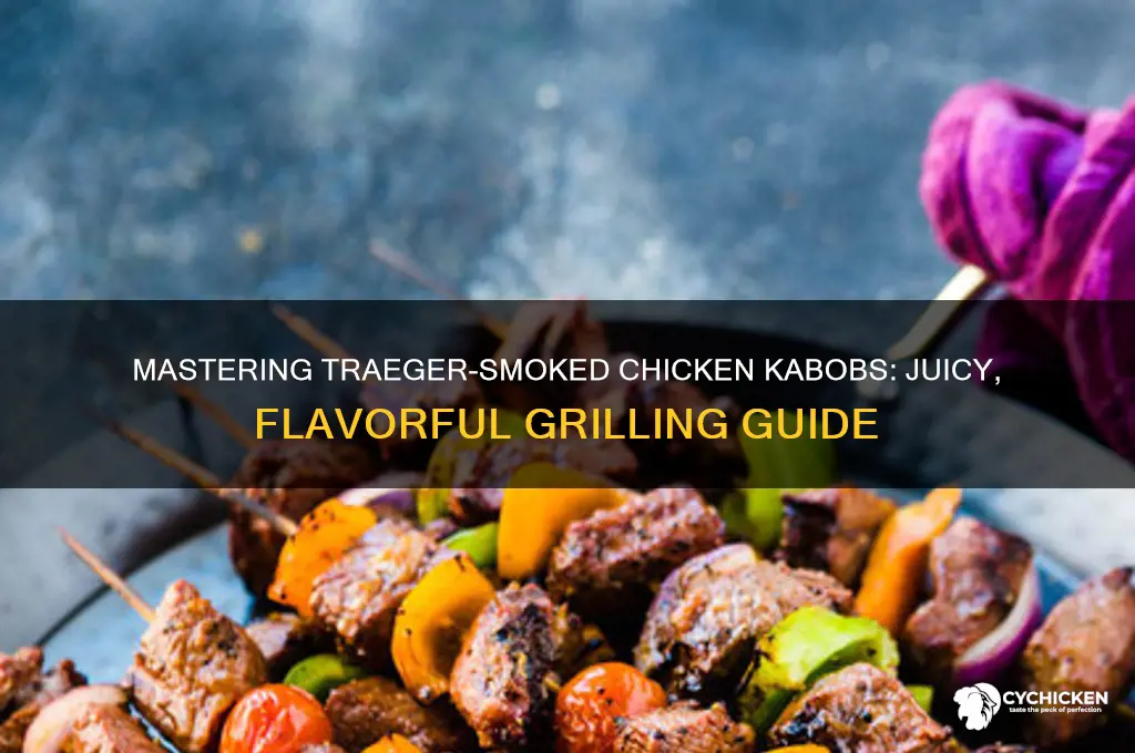 how to smoke chicken kabobs on a traeger