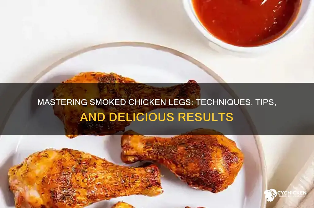 how to smoke chicken legs and dies