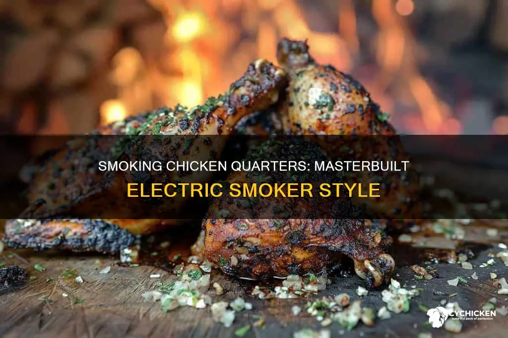 how to smoke chicken quarters in masterbuilt electric smoker